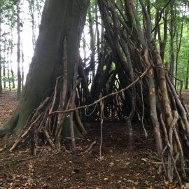 Afsluiting bij de hut Afsluiting bij de hut